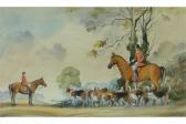 LLOYD Thomas Ivester 1873-1942,Huntsmen and hounds,Burstow and Hewett GB 2015-11-18