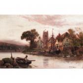 LLOYD Walter Stuart 1845-1929,a riverside village scene,Sotheby's GB 2005-03-09
