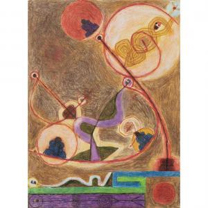 LOBDELL Frank 1921-2013,Untitled (Abstract),2001,Clars Auction Gallery US 2022-09-16