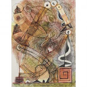 LOBDELL Frank 1921-2013,Untitled (Abstract),2000,Clars Auction Gallery US 2022-12-18