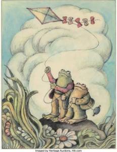 LOBEL Arnold 1933-1987,Frog and Toad, possible poster illustration,1975-79,Heritage US 2022-11-04
