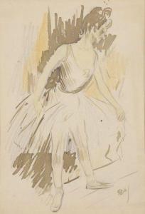 LOBEL RICHE Almery 1880-1950,Danseuse,Mercier & Cie FR 2011-02-13