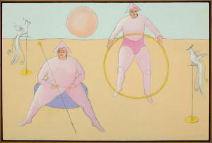 LOBELLO Peter 1935-2007,Cirque Paradis VIII,1991,Neal Auction Company US 2019-01-26