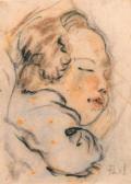 LOBER Frida 1910-1989,Schlafendes Kind,1948,Ahrenshoop DE 2016-08-06
