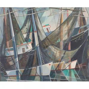 LOBINGIER Elizabeth Miller 1889-1973,In Gloucester Harbor,Ripley Auctions US 2022-06-04