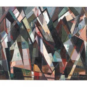 LOBINGIER Elizabeth Miller 1889-1973,Triangular Abstractions,Ripley Auctions US 2023-10-07