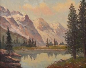 LOBIS J 1875-1905,SNOW CAPPED MOUNTAINS,Ross's Auctioneers and values IE 2021-07-21