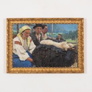 LOBODA Ivan Ivanovitch 1926,Mungitura delle pecore,Wannenes Art Auctions IT 2021-07-07
