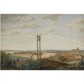 LOBRIJ W 1774-1849,THE REBUILDING OF THE HORN-WORK OF ANTWERP, IEPER,1824,Sotheby's GB 2011-03-14