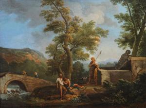 LOCATELLI Andrea 1695-1741,Southern ideal Landscape,Stahl DE 2012-11-24