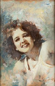 LOCATELLI Romualdo 1905-1943,Ritratto femminile,Finarte IT 2023-10-19