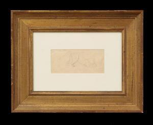 LOCHARD Felix 1874-1951,Study of a Cat Playing,New Orleans Auction US 2013-04-19