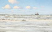 LOCHER Carl 1851-1915,Breakers, Gammel Skagen,1895,Bruun Rasmussen DK 2025-05-12