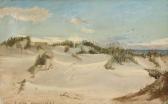 LOCHER Carl 1851-1915,Summer day in the dunes at Skagen Beach,1872,Bruun Rasmussen DK 2019-04-15