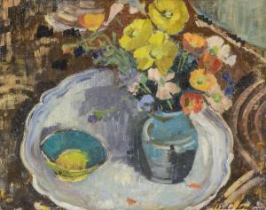 LOCK Freida 1902-1962,Still Life Flowers in a Vase,1952,5th Avenue Auctioneers ZA 2023-04-16
