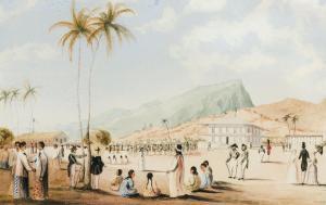 LOCK Samuel Robert,Ship Harfely Going into the Harbour of Tahiti,1847,Christie's 2019-10-29