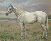 LOCKWOOD Lucy 1900-1900,Grey horse in a halter,Rosebery's GB 2023-11-29