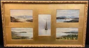 LODDER CAPT. Charles Arthur,Yachts on serene waters,19th century,Bamfords Auctioneers and Valuers 2022-07-13