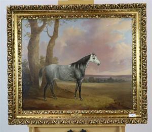 LODER James 1820-1870,Horse in a rural landscape,Halls GB 2019-09-04