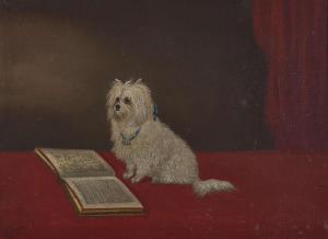 LODER OF BATH Edwin 1827-1885,A Maltese Dog Reading,Freeman US 2024-04-17