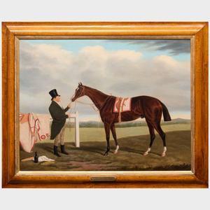 LODER OF BATH James 1784-1860,Lord Worcester's Bay Racehorse Jupiter,1838,Stair Galleries 2022-03-24