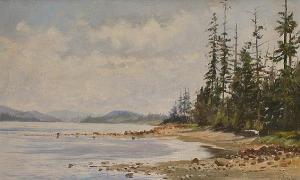 LODGE George Edward 1860-1954,The lake's shore.,Bonhams GB 2006-07-04