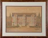 LODOWICK J Hill 1900-1900,ARCHITECTURAL RENDERING,Charlton Hall US 2011-03-27