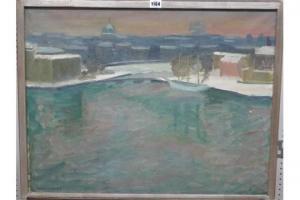 LODSTROM Georg 1915-1972,Harbour scene,1962,Bellmans Fine Art Auctioneers GB 2015-03-18