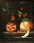 LOEDING Harmen 1637-1673,A pomegranate,Palais Dorotheum AT 2019-04-30