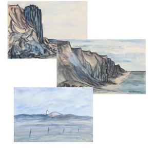 LOERGES Margrethe,Landscapes from Faroe Islands,Bruun Rasmussen DK 2023-11-21