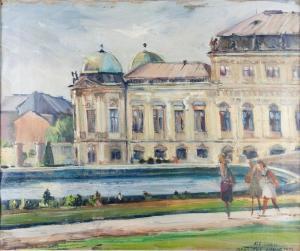 LOEW Kurt Conrad 1914-1981,Belvedere - Vienne,1957,Dogny Auction CH 2011-02-08