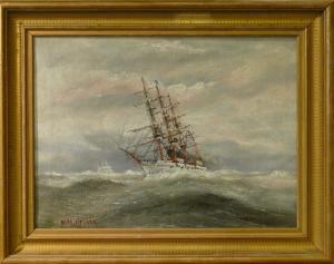 LOFGREN Henrik 1800-1900,Fartyg på öppet hav.,Auktionskompaniet SE 2009-02-08