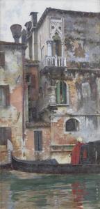 LOGSDAIL William 1859-1944,A corner of the Palazzo Camello, Venice,1893,Bonhams GB 2016-09-28