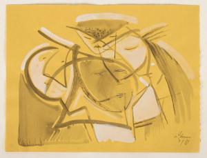 LOHMAN Robert 1919-2001,figural studies,1980/81,Ripley Auctions US 2009-02-22