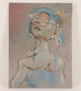 LOHMAN Robert 1919-2001,Lot of 4 expressionist figure paintings,1974,Ripley Auctions US 2009-05-31