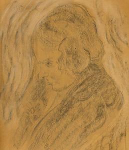 LOHSE Carl 1895-1965,Porträt einer Dame im Profil,Wendl DE 2023-10-25