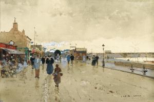LOIR ALOYS FRANCOIS JOSEPH 1845-1916,LA SEINE À ASNIÈRES,Sotheby's GB 2013-06-27