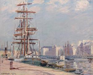 LOISEAU Gustave 1865-1935,Le bassin du Commerce du Havre,Binoche et Giquello FR 2013-10-21
