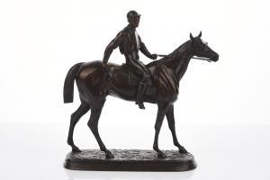 LOISEAU ROUSSEAU Paul Louis Emile 1861-1927,Mounted Jockey,1900,Shapiro AU 2023-10-24
