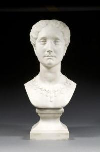 LOISON Pierre 1816-1886,Buste de femme au collier de p,1867,Artcurial | Briest - Poulain - F. Tajan 2012-10-17