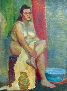 LOKOLOWSKI Jan Serwin 1900-1900,Modelka Zofia,1947,Rempex PL 2007-10-24