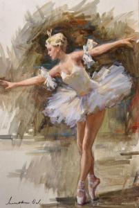 LOMAKIN Oleg L 1924-2010,Prima Ballerina,John Nicholson GB 2018-07-25