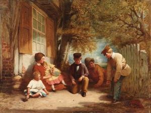 LOMAS John Lame 1800-1800,A game of marbles,1868,Christie's GB 1999-06-15