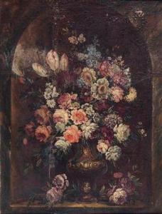 LOMBARD SCHOOL,Flowers in a vase,Palais Dorotheum AT 2011-12-12