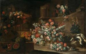 LOMBARD SCHOOL,Still life with flowers,18th Century,Palais Dorotheum AT 2018-04-24