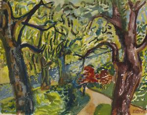 LOMNITZ Alfred Walter 1892-1953,The Path Through the Trees,Rosebery's GB 2023-09-12