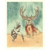 LONAWAY Joseph 1900-1900,hunter and deer,1981,Sotheby's GB 2005-02-15