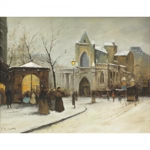 LONG D 1900-1900,Victorian snowy street scene,Eastbourne GB 2020-02-01