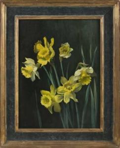 LONGENECKER Paul 1920-2008,Daffodils,Eldred's US 2021-11-18