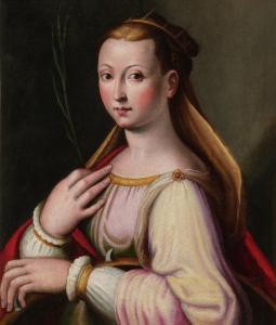 LONGHI Barbara 1552-1638,Self-Portrait of the Artist as Saint Catherine of ,Sotheby's GB 2024-02-01